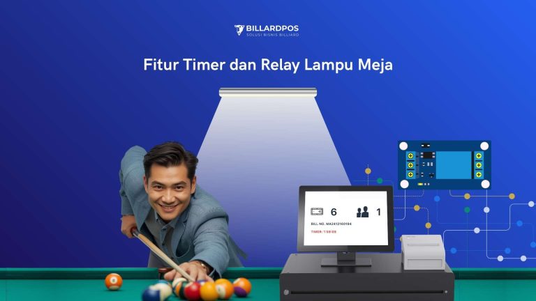 Fitur Timer dan Relay Lampu Meja Billiard