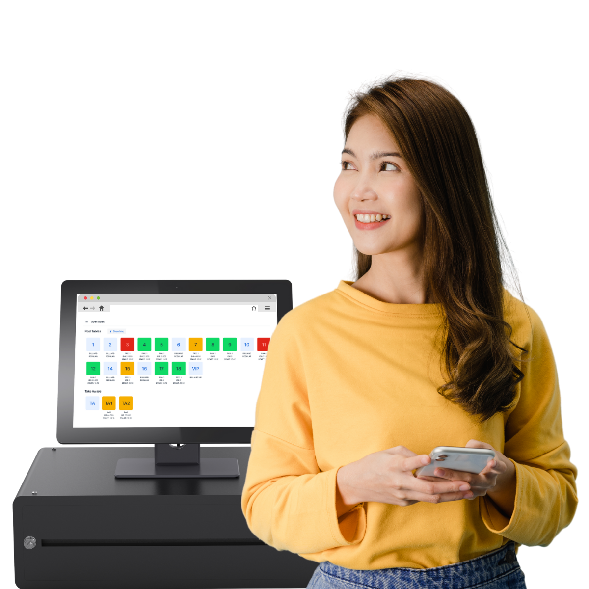 Software Billiard POS Lampu Otomatis